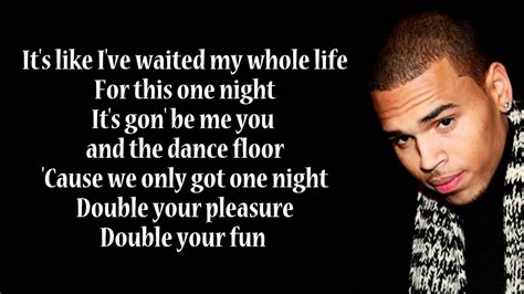 Chris Brown song lyrics